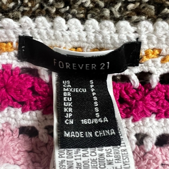 Forever 21 Multicolor Crochet Top - Picture 4 of 4